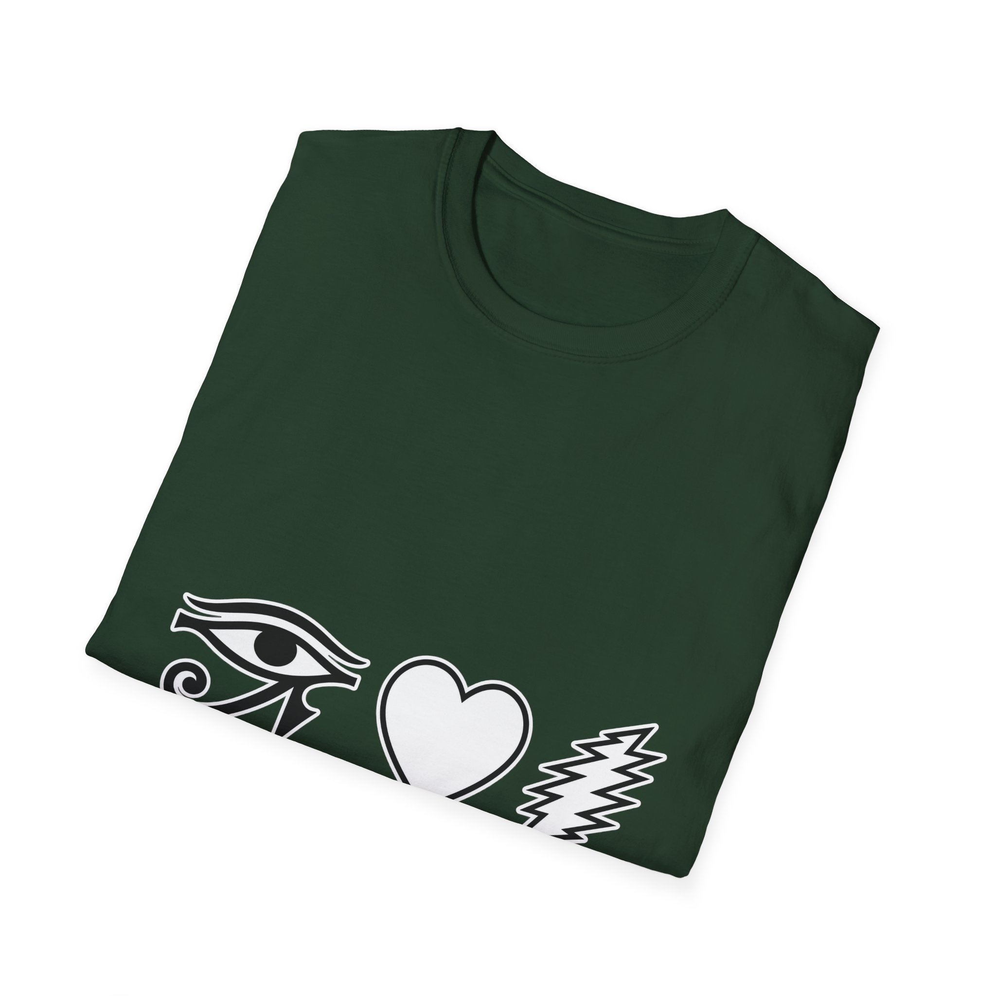 Eye Heart Bolt Super Soft T-Shirt - Image 4