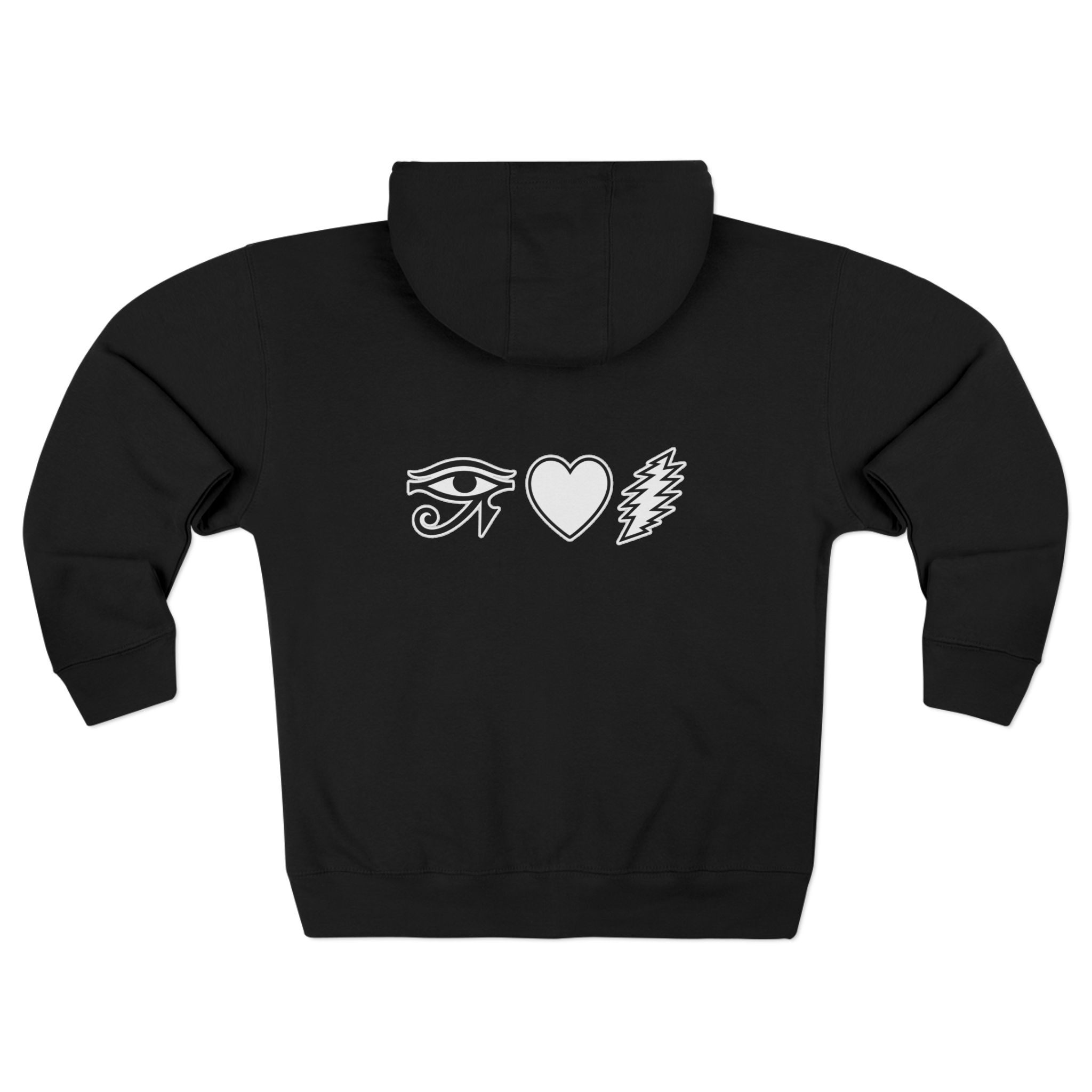 Eye Heart Bolt Zip Hoodie - Image 18