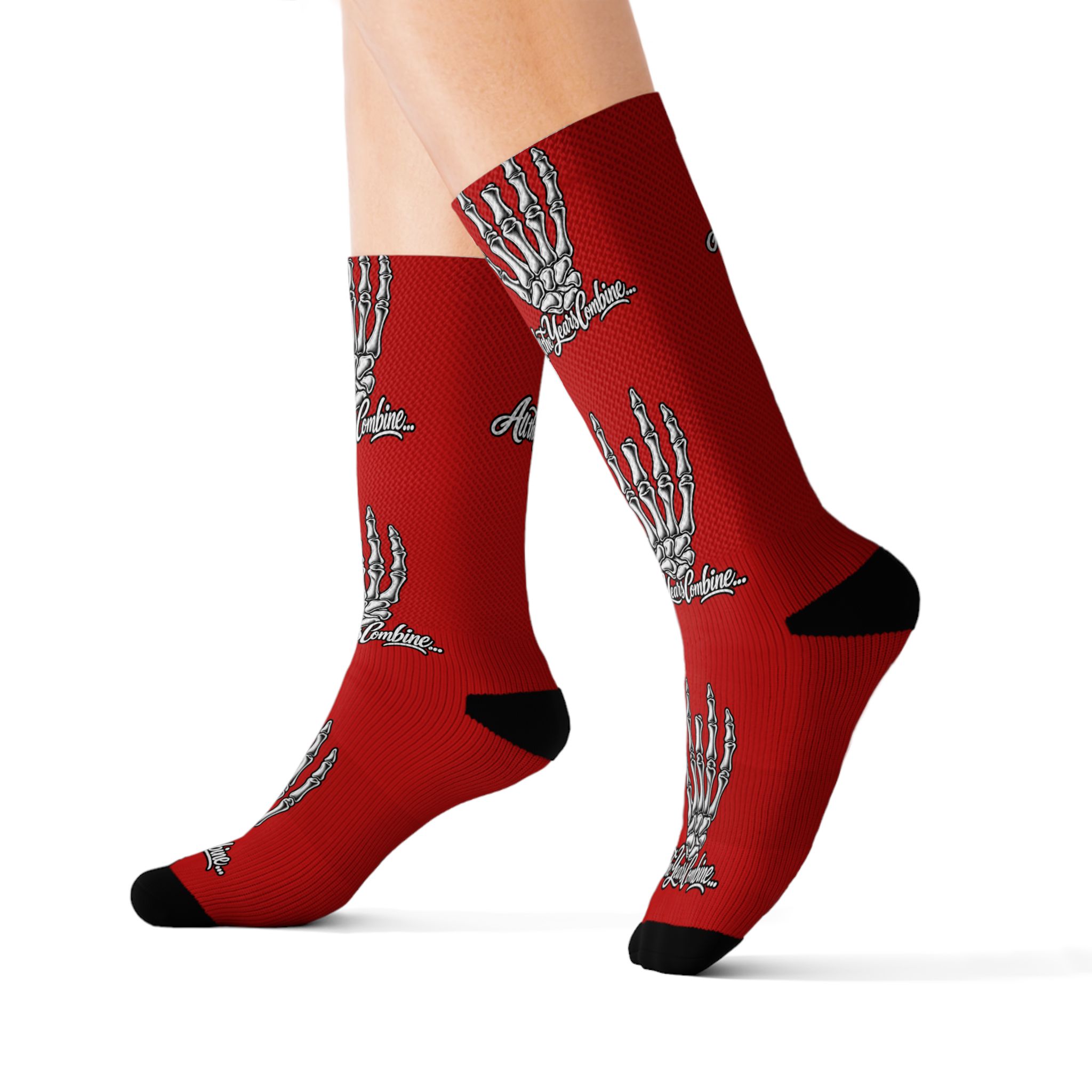 All the Years Combine — Red Crew Socks - Image 9