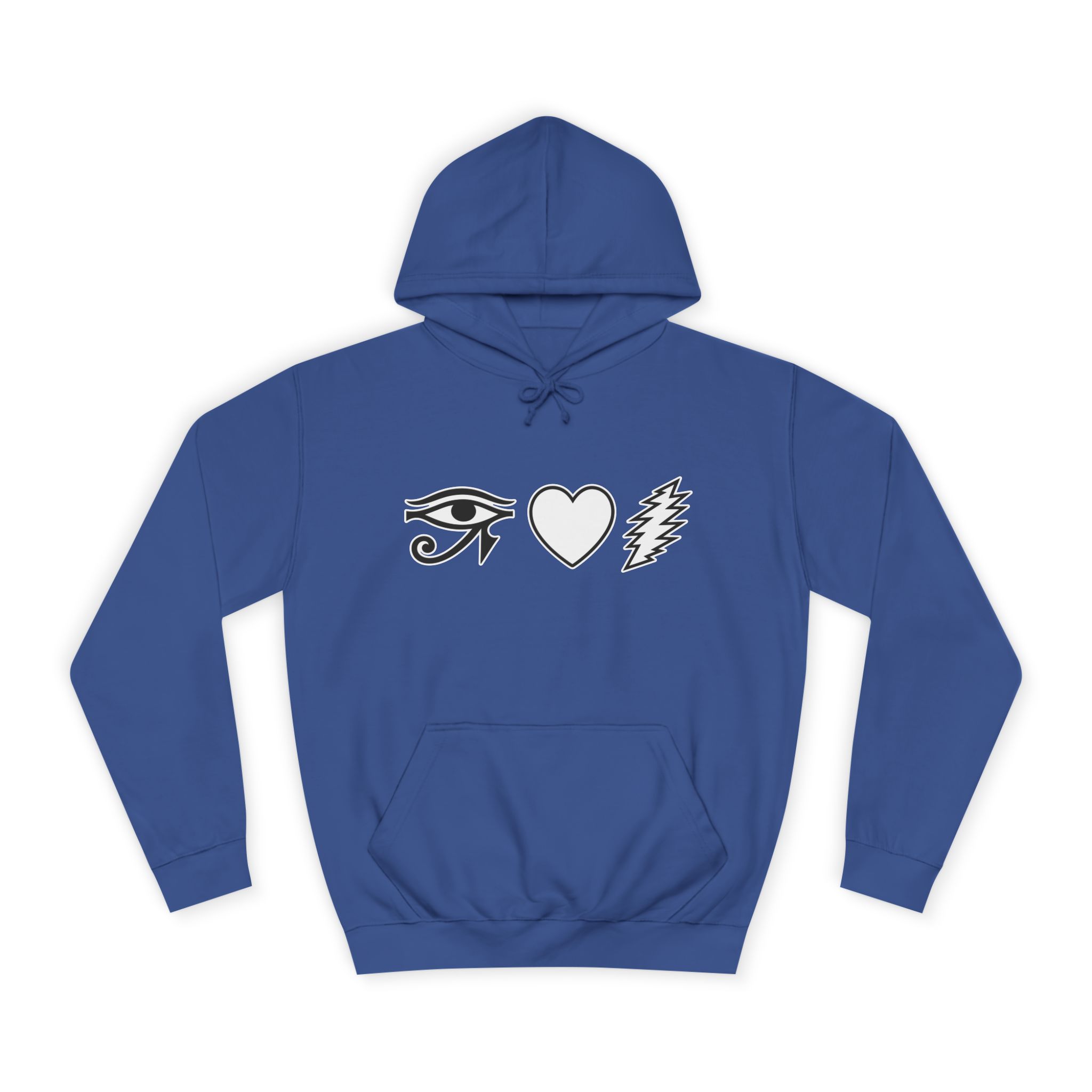 Eye Heart Bolt Hoodie Pullover - Image 45