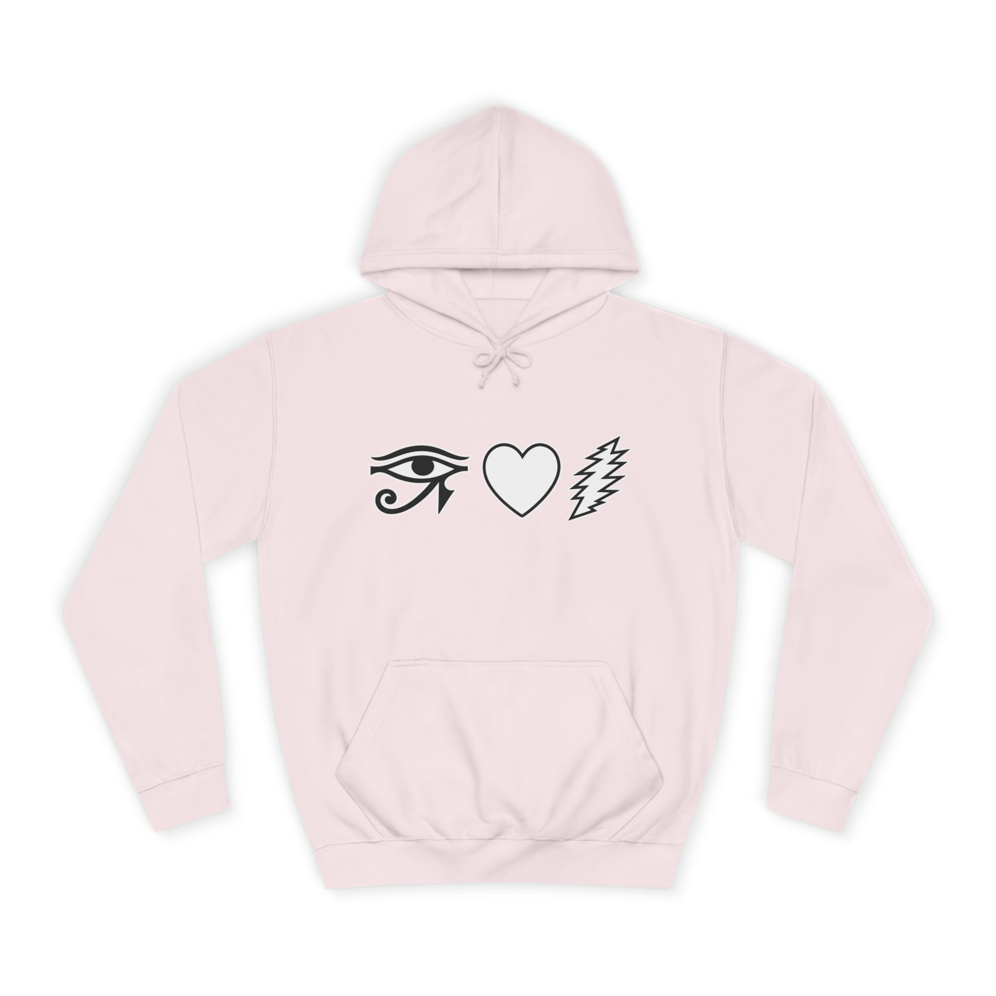 Eye Heart Bolt Hoodie Pullover - Image 57