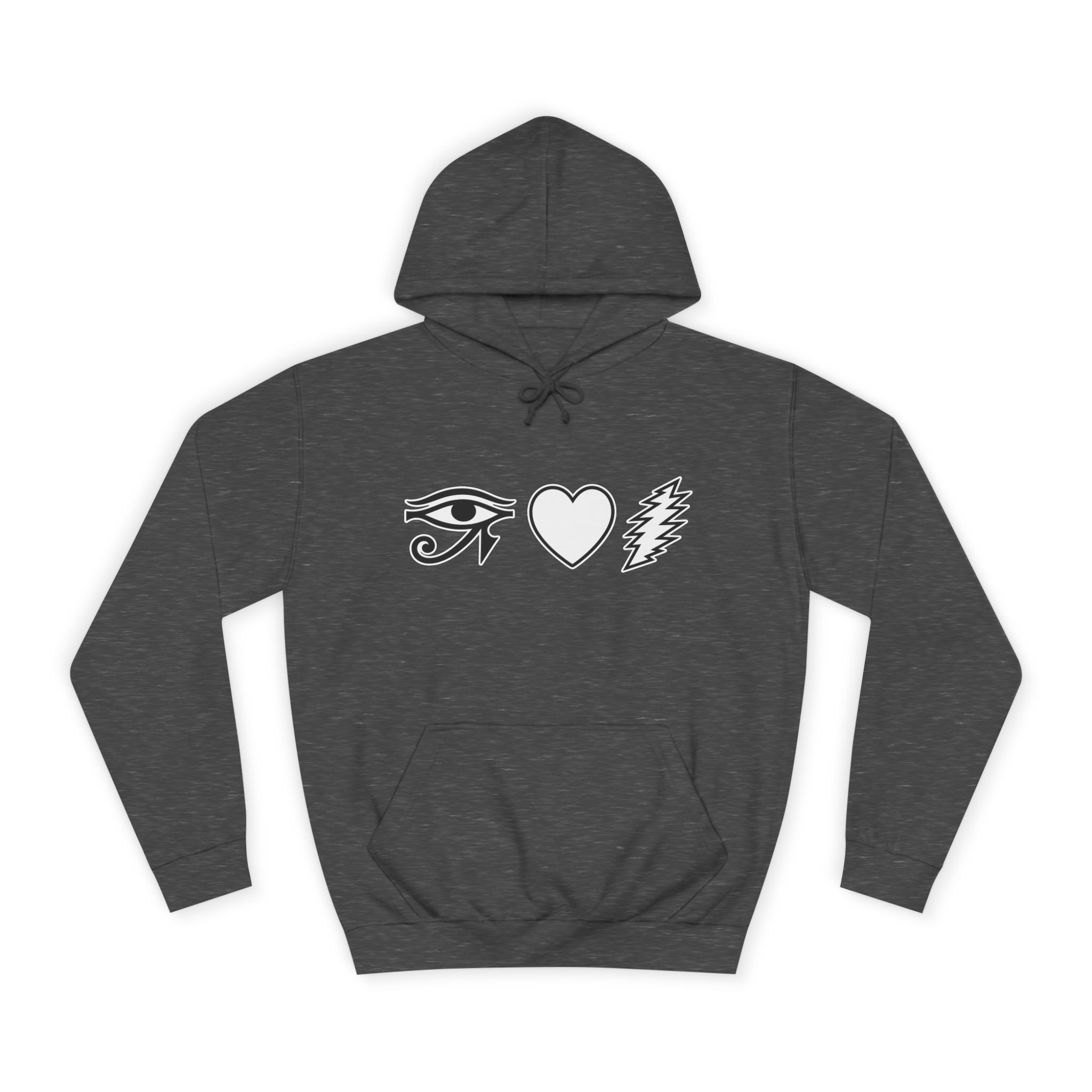 Eye Heart Bolt Hoodie Pullover - Image 53