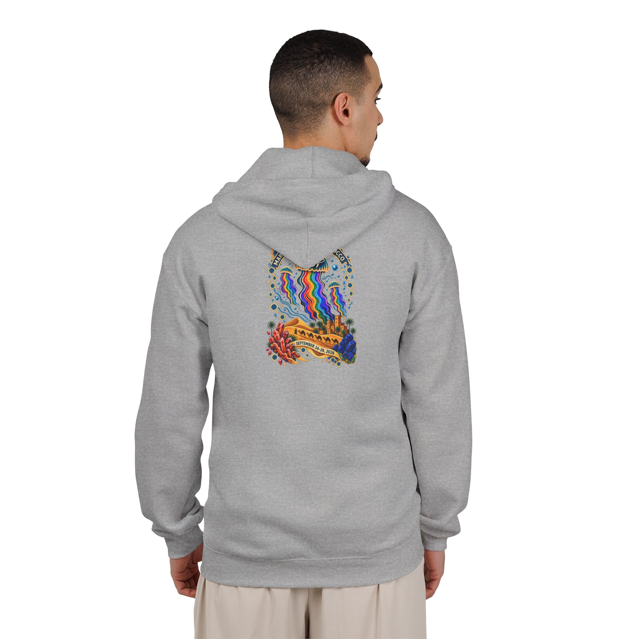 SCI Morocco 2026 Zip Hoodie — Colorful Back Print - Image 8