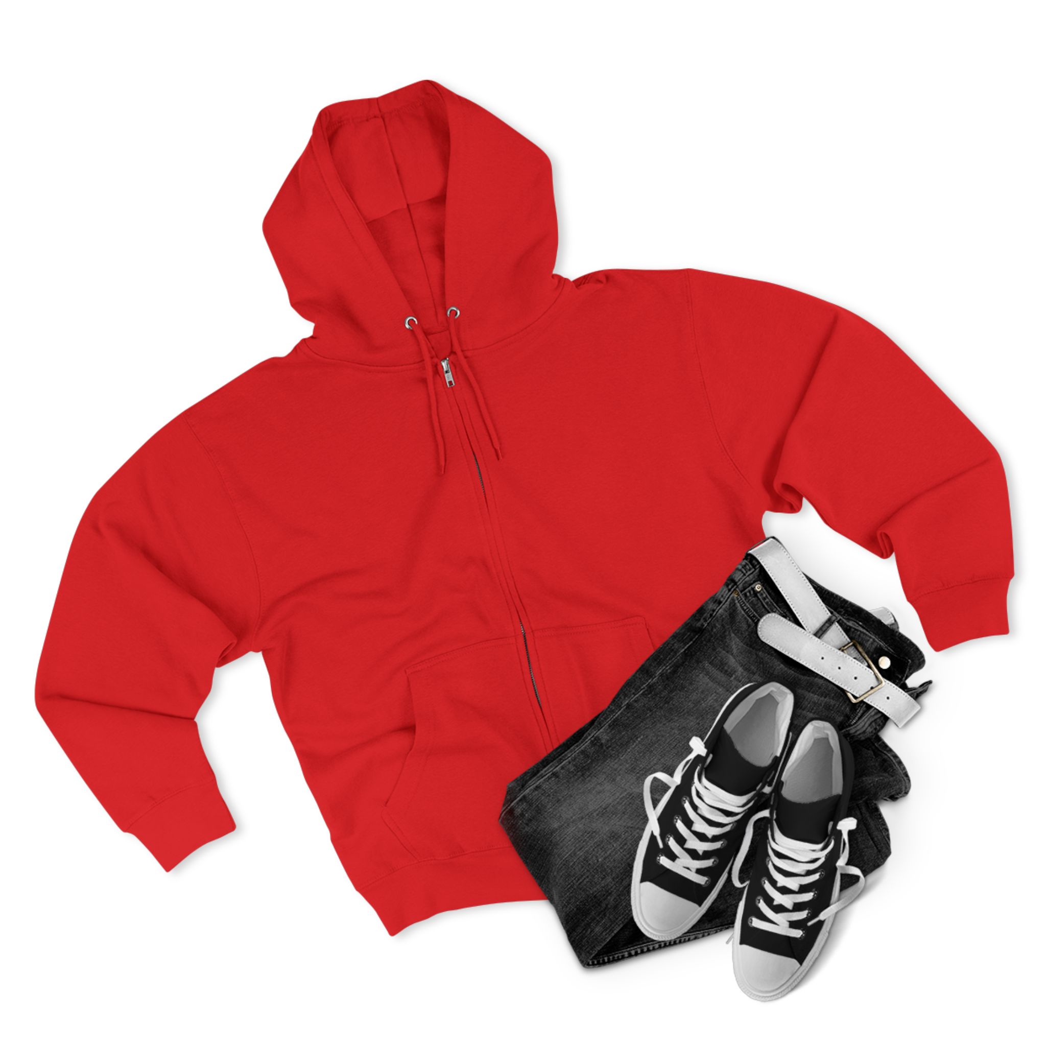 Eye Heart Bolt Zip Hoodie - Image 31