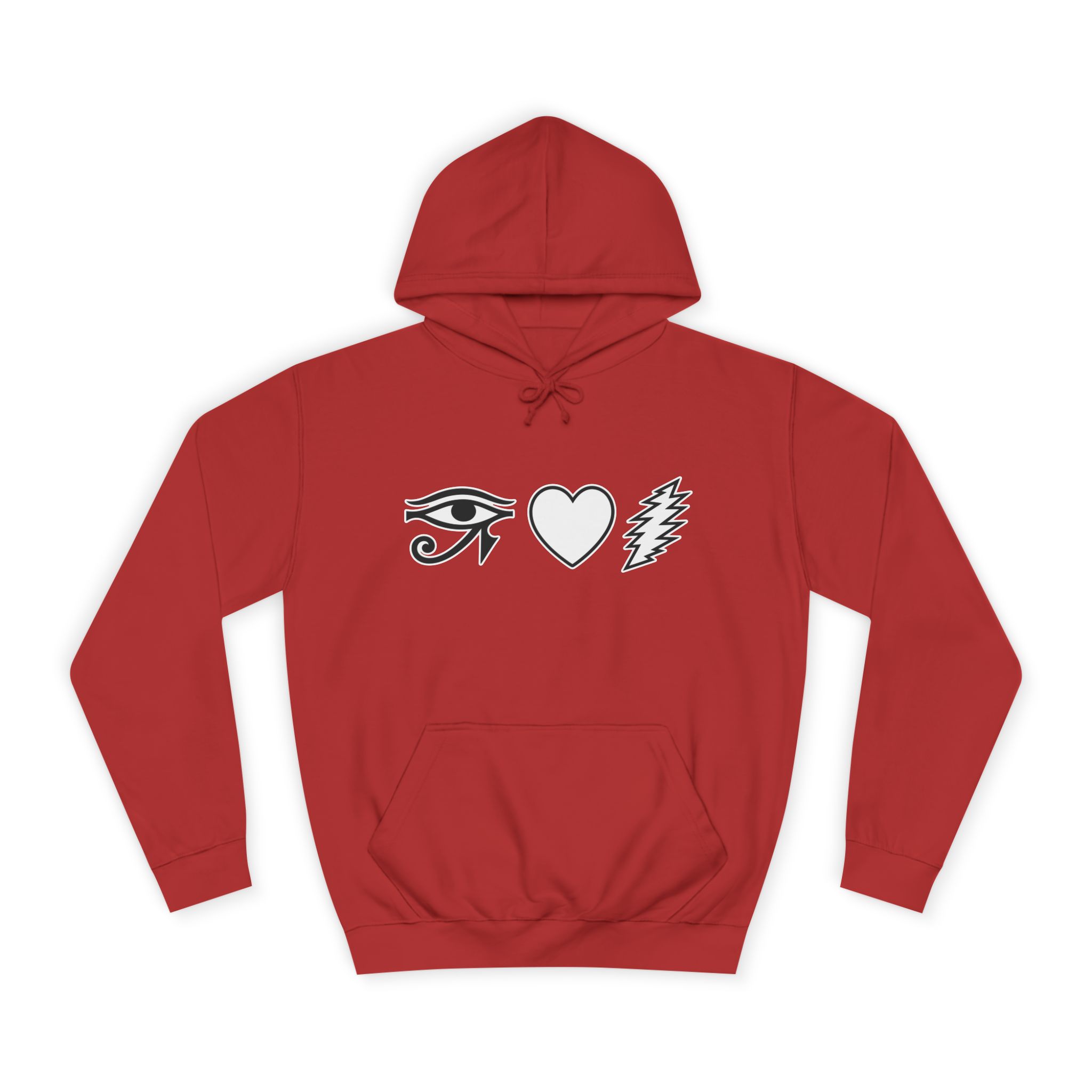 Eye Heart Bolt Hoodie Pullover - Image 69