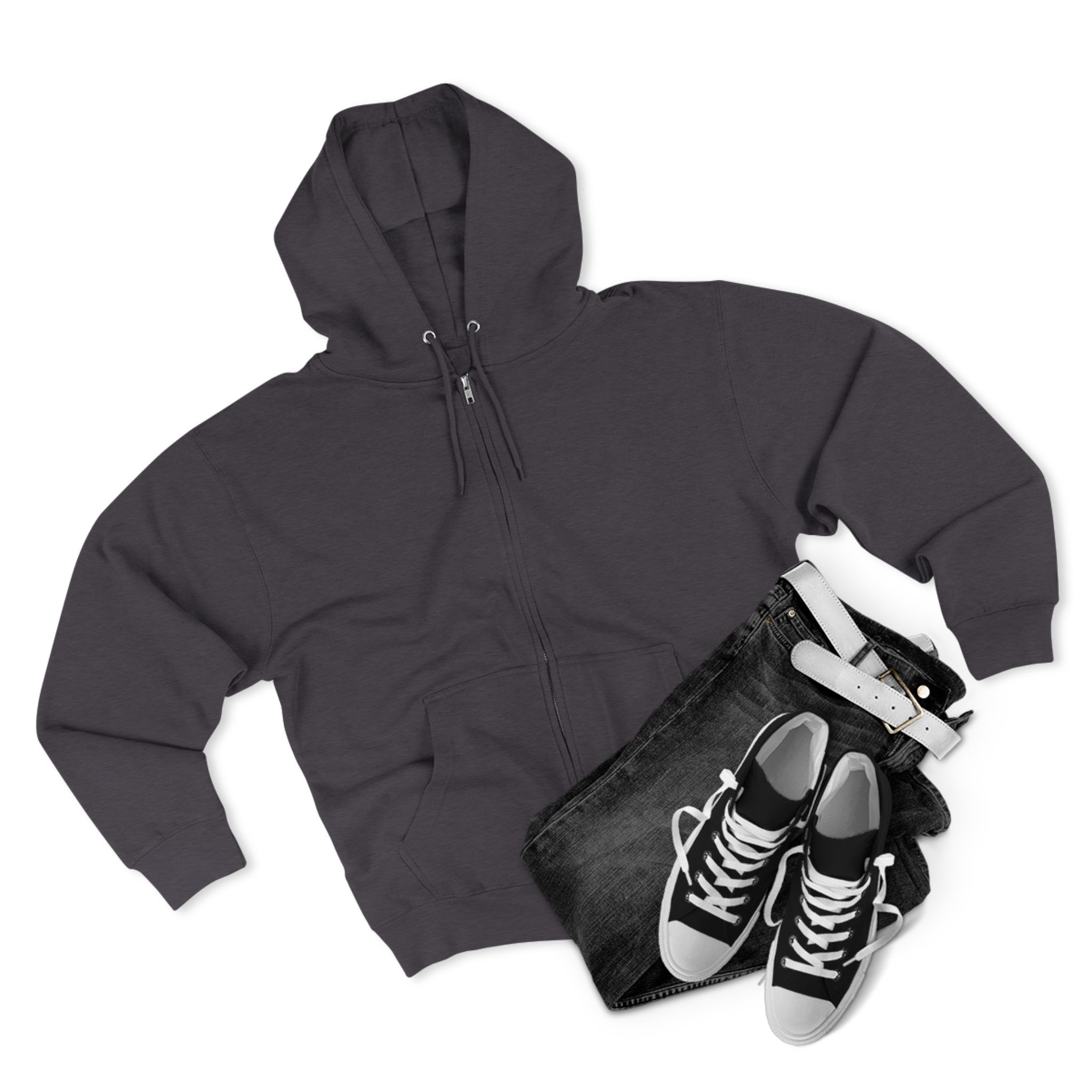 Eye Heart Bolt Zip Hoodie - Image 15