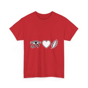 Eye Heart Bolt T‑Shirt — Heavyweight Tee 100% Cotton