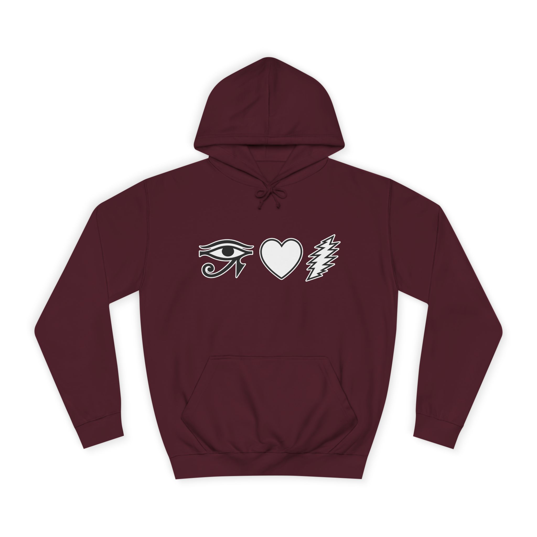 Eye Heart Bolt Hoodie Pullover - Image 65