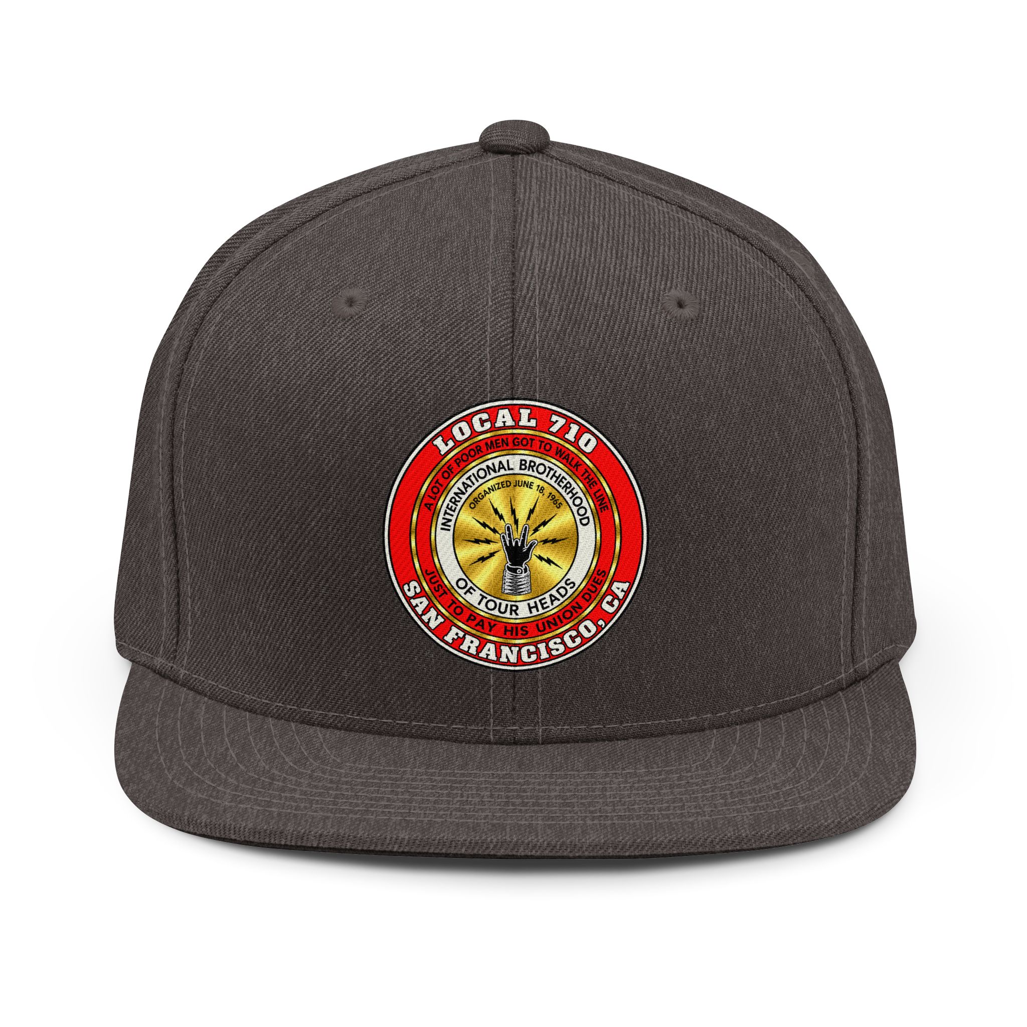 International Brotherhood of Tour Heads Snapback Hat – Embroidered Cap