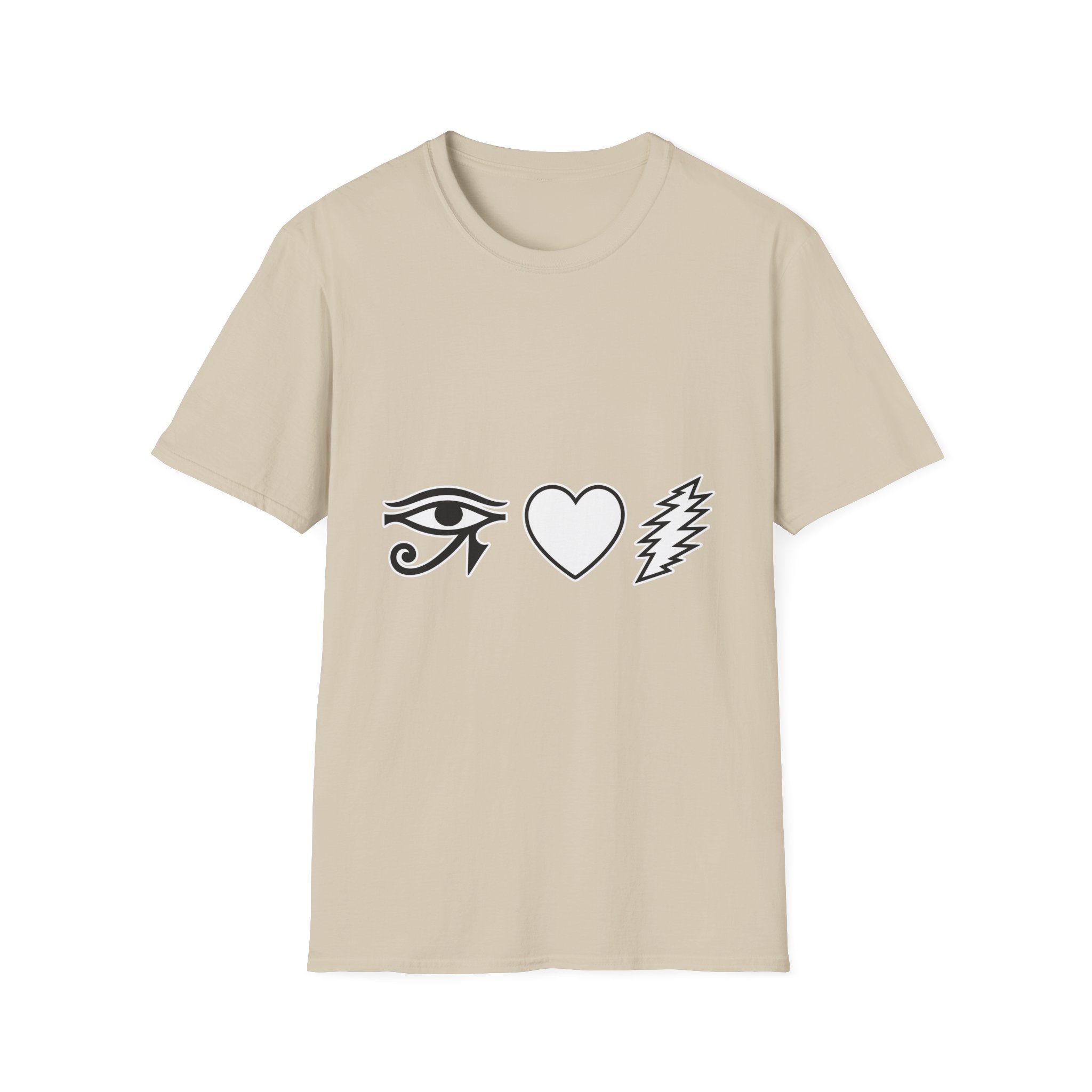 Eye Heart Bolt Super Soft T-Shirt - Image 9