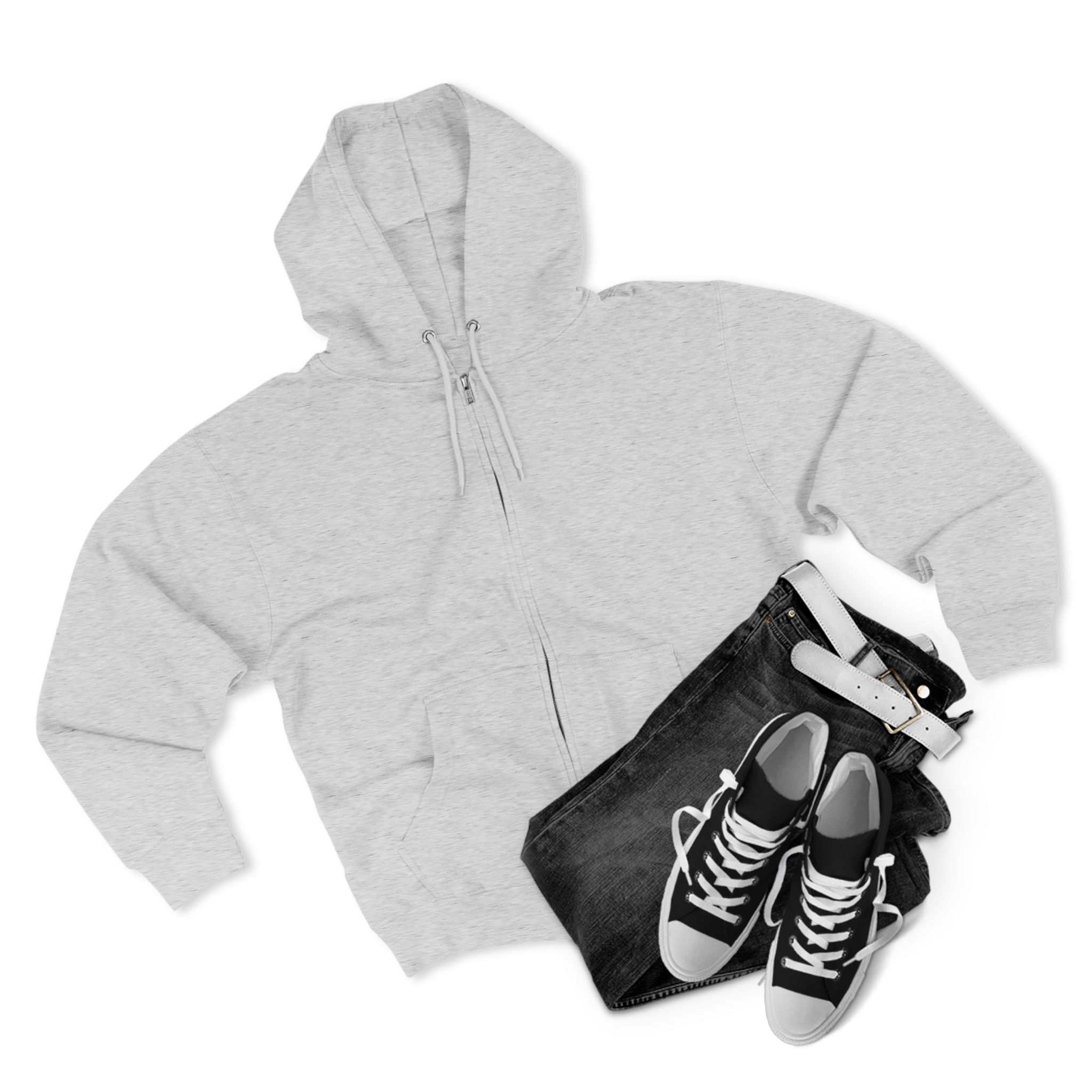 Eye Heart Bolt Zip Hoodie - Image 11