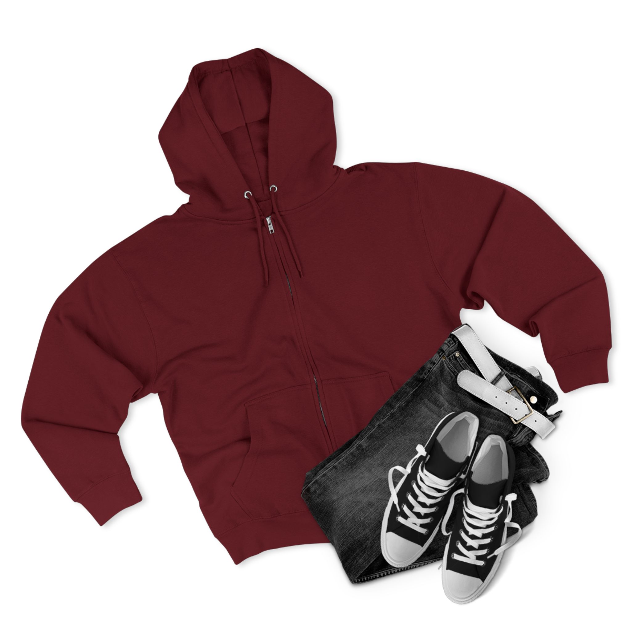 Eye Heart Bolt Zip Hoodie - Image 35