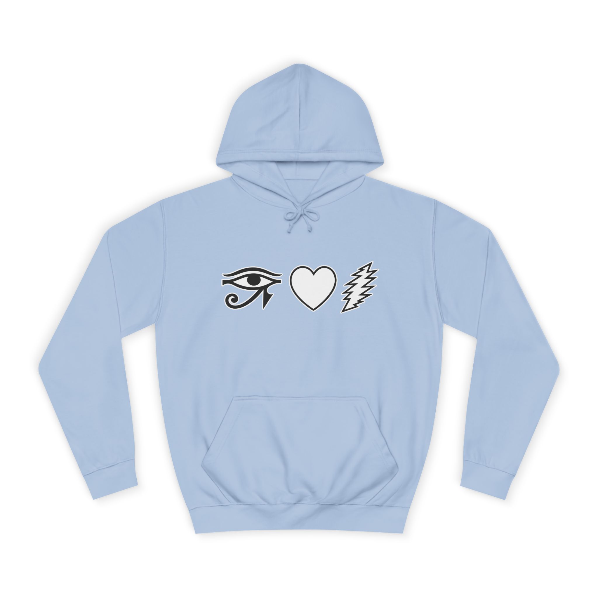 Eye Heart Bolt Hoodie Pullover - Image 41