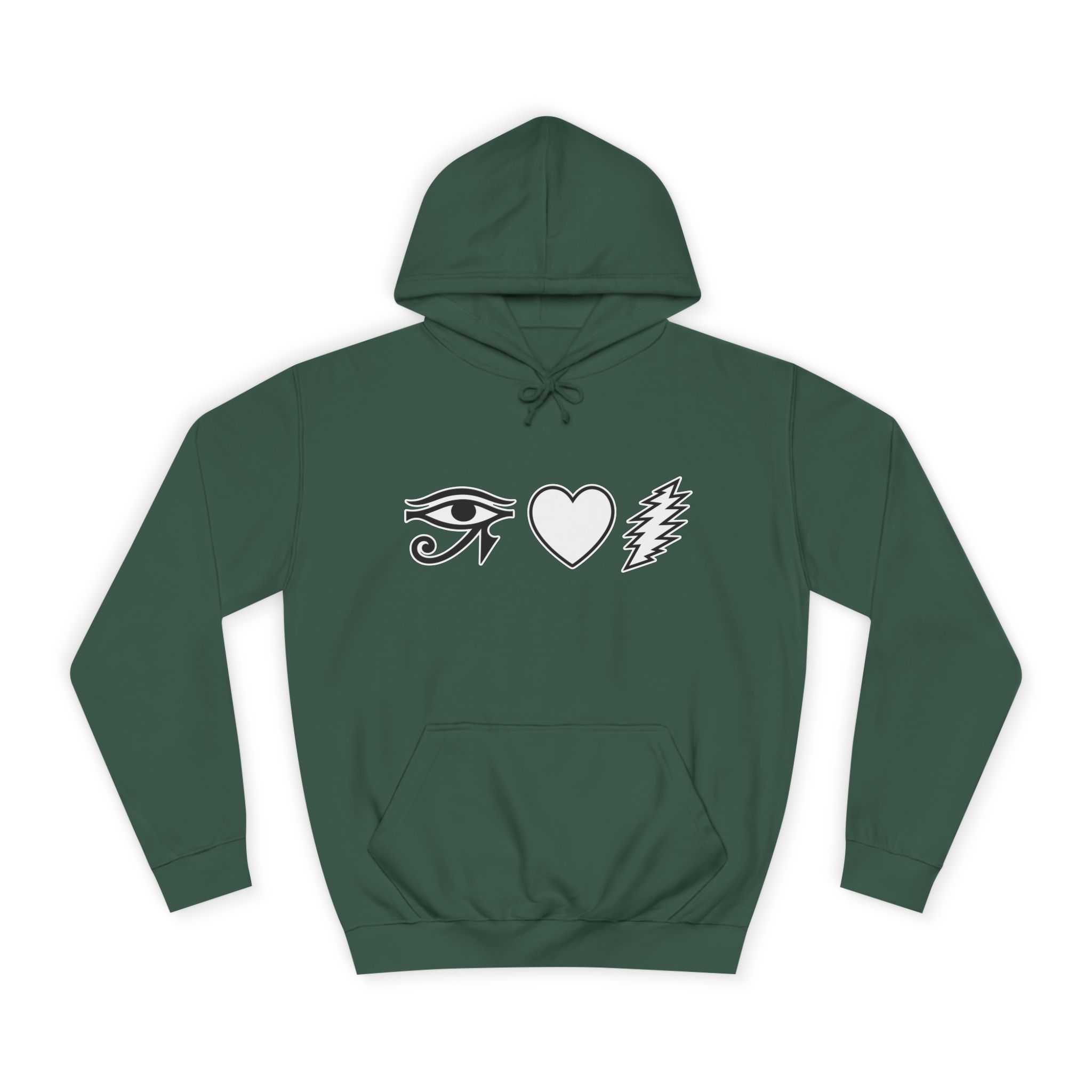 Eye Heart Bolt Hoodie Pullover - Image 37